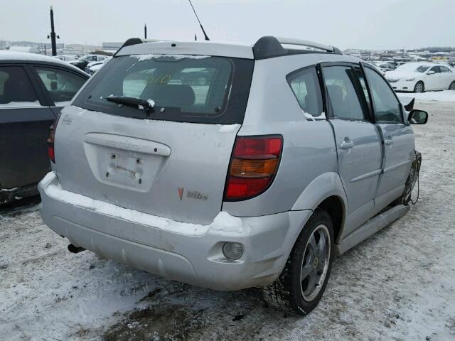 5Y2SL65818Z417782 - 2008 PONTIAC VIBE SILVER photo 4