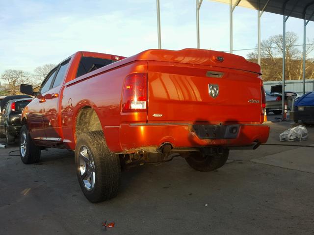 1D3HV18T99S758386 - 2009 DODGE RAM 1500 ORANGE photo 3