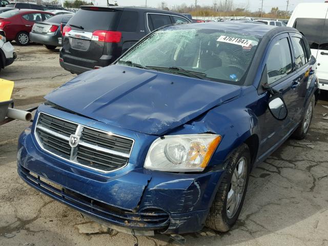 1B3HB48A79D259254 - 2009 DODGE CALIBER SX BLUE photo 2