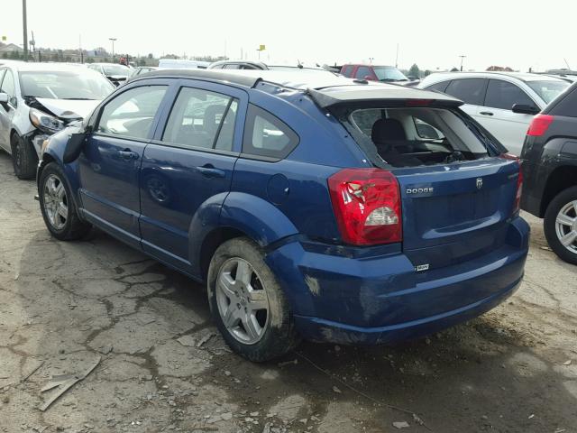 1B3HB48A79D259254 - 2009 DODGE CALIBER SX BLUE photo 3