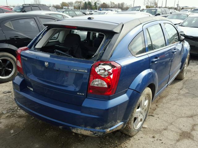 1B3HB48A79D259254 - 2009 DODGE CALIBER SX BLUE photo 4