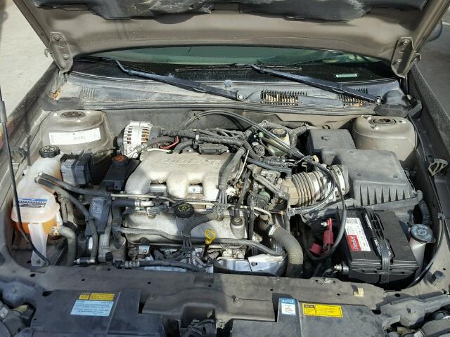 1G1NE52J816114930 - 2001 CHEVROLET MALIBU LS BROWN photo 7