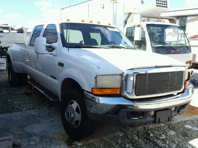 1FTWW33F11EA15380 - 2001 FORD F350 SUPER WHITE photo 1