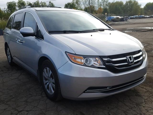 5FNRL5H61EB039094 - 2014 HONDA ODYSSEY EX SILVER photo 1