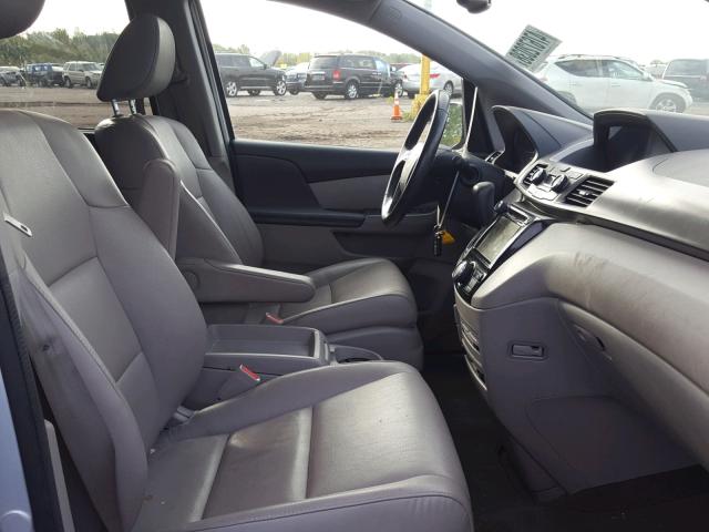 5FNRL5H61EB039094 - 2014 HONDA ODYSSEY EX SILVER photo 5