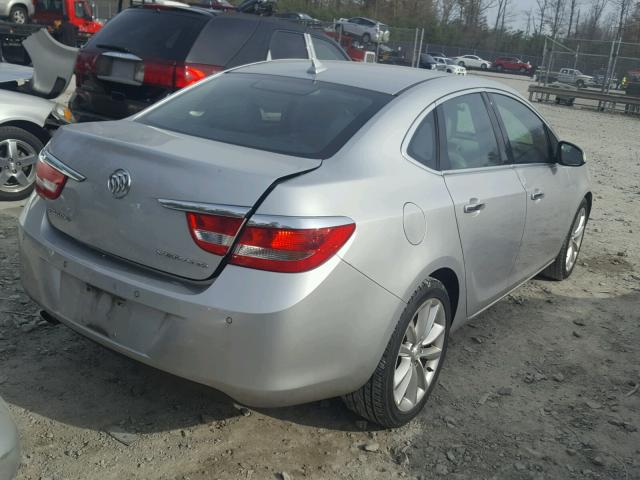 1G4PR5SK1C4131169 - 2012 BUICK VERANO CON SILVER photo 4