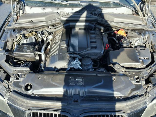 WBANA535X5B859774 - 2005 BMW 525 I BLACK photo 7