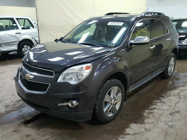 1GNFLGEK7FZ115419 - 2015 CHEVROLET EQUINOX LT GRAY photo 2