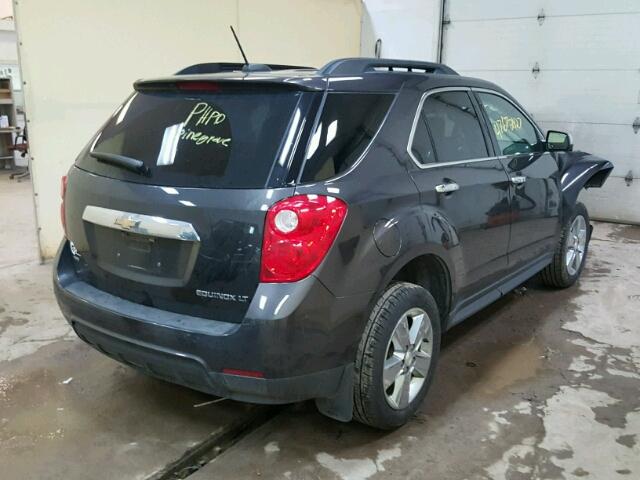 1GNFLGEK7FZ115419 - 2015 CHEVROLET EQUINOX LT GRAY photo 4