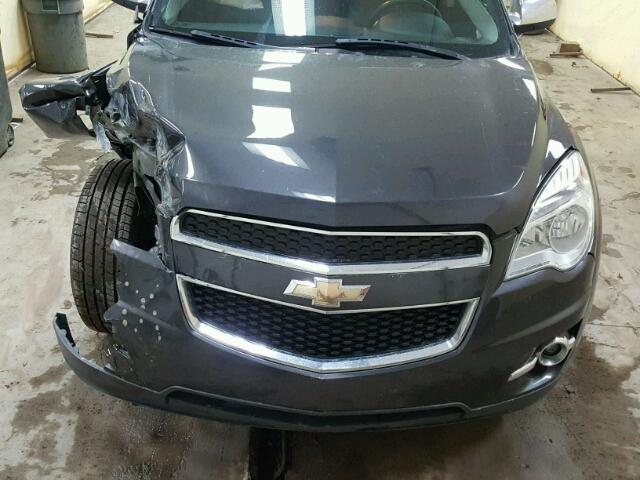 1GNFLGEK7FZ115419 - 2015 CHEVROLET EQUINOX LT GRAY photo 7