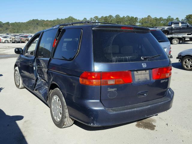 2HKRL1858XH512753 - 1999 HONDA ODYSSEY LX BLUE photo 3