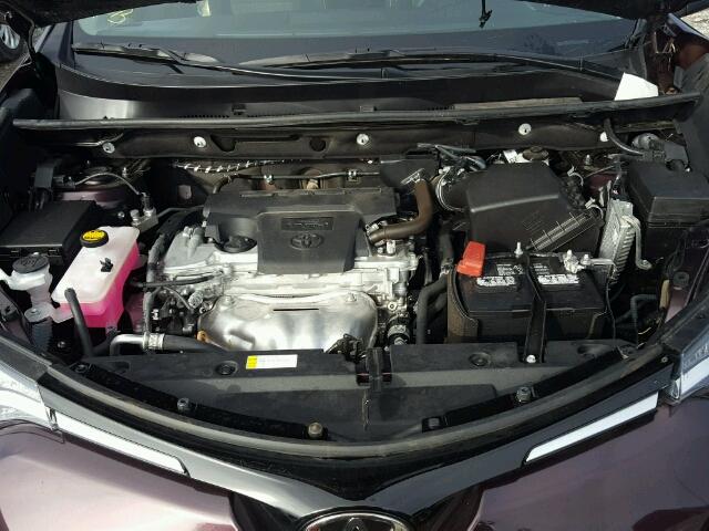 2T3WFREV4JW405647 - 2018 TOYOTA RAV4 ADVEN PURPLE photo 7