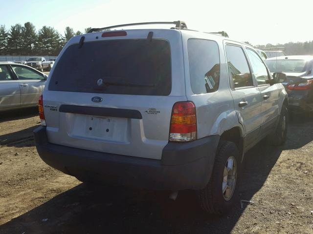 1FMYU02133KE10826 - 2003 FORD ESCAPE XLS SILVER photo 4