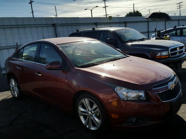 1G1PH5SC0C7246093 - 2012 CHEVROLET CRUZE LTZ ORANGE photo 1