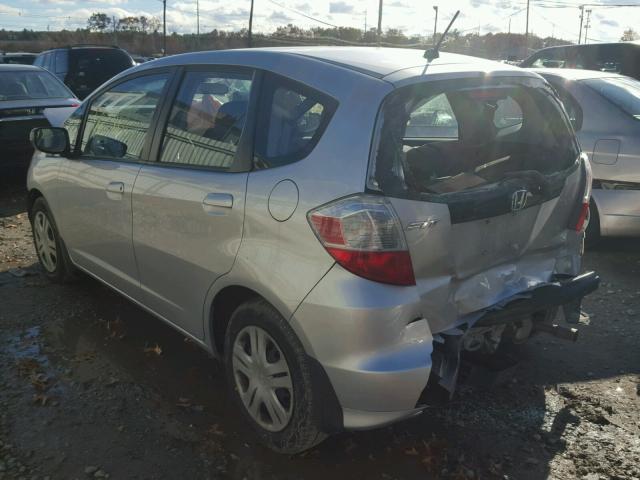 JHMGE8H35BS002765 - 2011 HONDA FIT SILVER photo 3