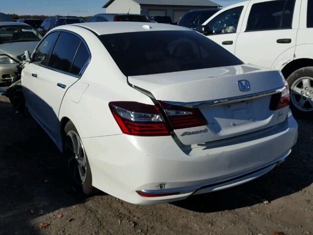 1HGCR2F7XHA115151 - 2017 HONDA ACCORD EX WHITE photo 3