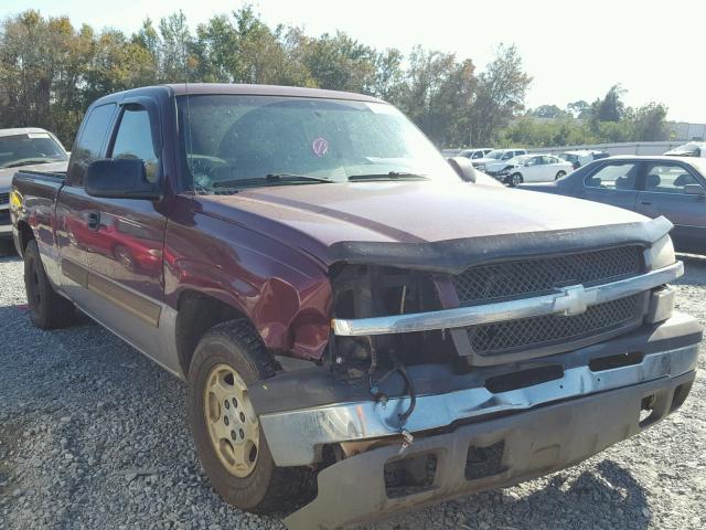 2GCEC19TX31268482 - 2003 CHEVROLET SILVERADO MAROON photo 1