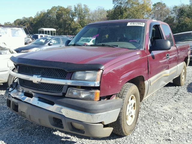 2GCEC19TX31268482 - 2003 CHEVROLET SILVERADO MAROON photo 2