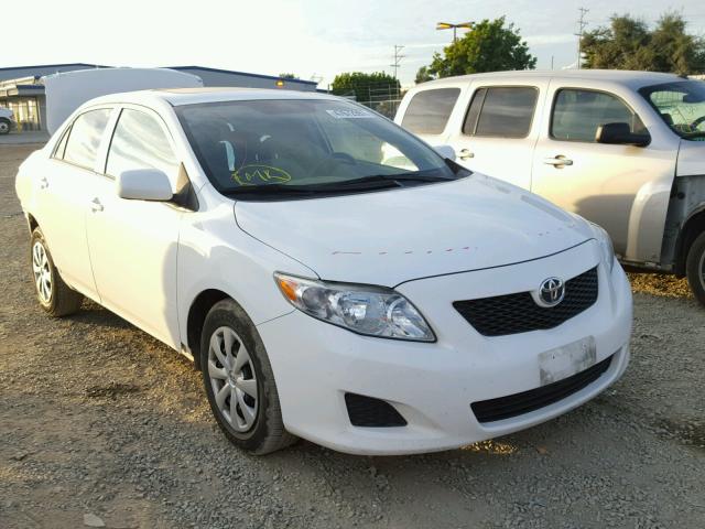 1NXBU40E89Z022541 - 2009 TOYOTA COROLLA BA WHITE photo 1