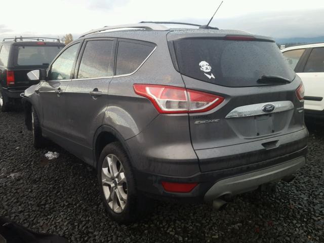 1FMCU9J96EUE53943 - 2014 FORD ESCAPE TIT GRAY photo 3