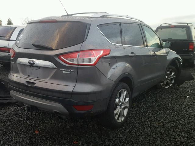 1FMCU9J96EUE53943 - 2014 FORD ESCAPE TIT GRAY photo 4