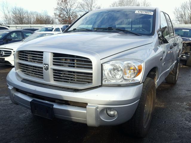 1D7HU18228J155194 - 2008 DODGE RAM 1500 S SILVER photo 2