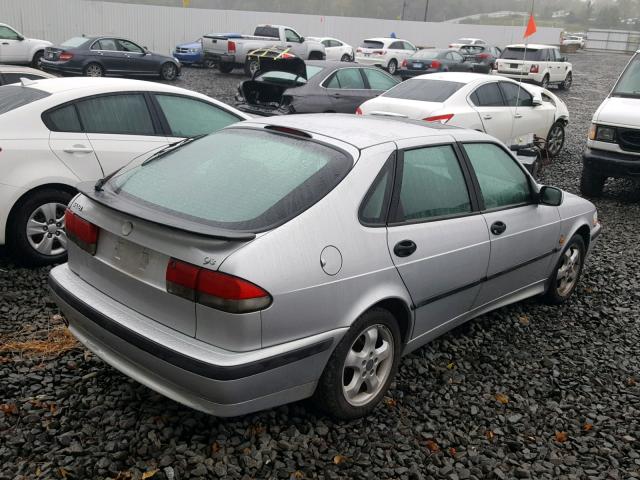 YS3DF58K0Y2002178 - 2000 SAAB 9-3 SE SILVER photo 4