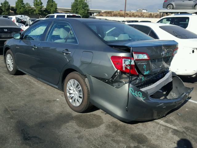 4T4BF1FK1ER353984 - 2014 TOYOTA CAMRY L GRAY photo 3