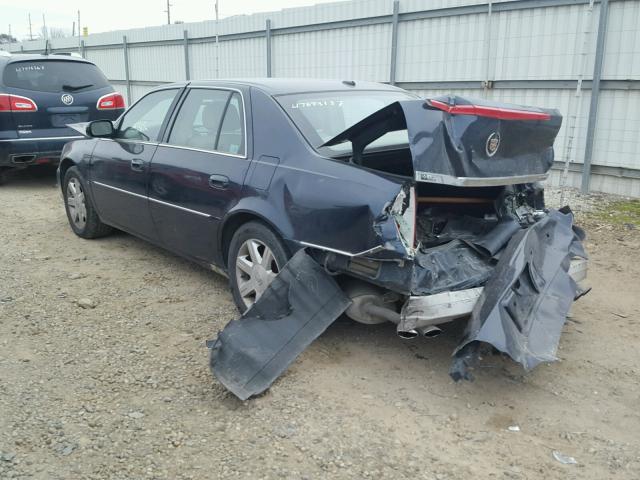 1G6KD57Y06U224749 - 2006 CADILLAC DTS BLUE photo 3