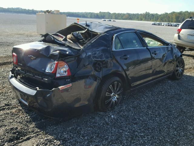 1G1ZH57B98F216547 - 2008 CHEVROLET MALIBU 1LT BLACK photo 4