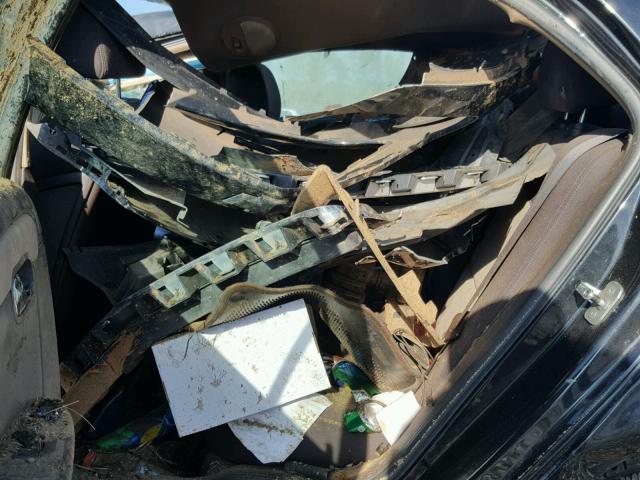 1G1ZH57B98F216547 - 2008 CHEVROLET MALIBU 1LT BLACK photo 6