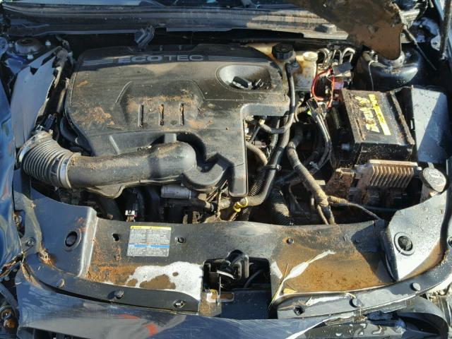 1G1ZH57B98F216547 - 2008 CHEVROLET MALIBU 1LT BLACK photo 7