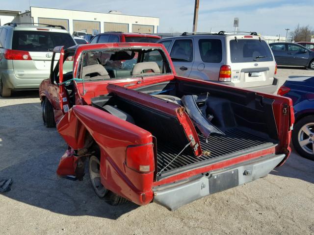 1GCCS1447TK208279 - 1996 CHEVROLET S TRUCK S1 RED photo 3