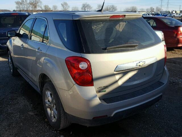 2GNALBEK4C6215711 - 2012 CHEVROLET EQUINOX LS CREAM photo 3