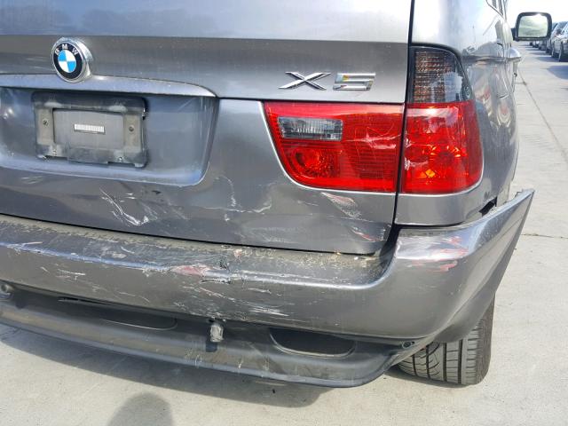 5UXFB53514LV01586 - 2004 BMW X5 4.4I BLACK photo 9