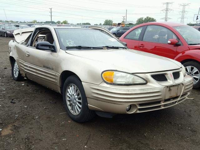 1G2NF12T01M671118 - 2001 PONTIAC GRAND AM S GOLD photo 1