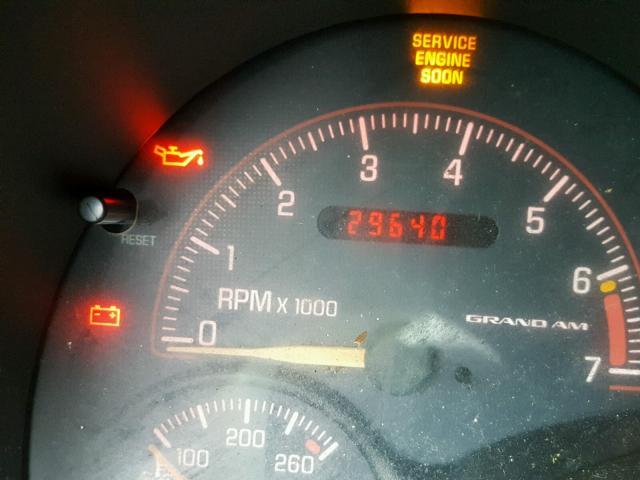 1G2NF12T01M671118 - 2001 PONTIAC GRAND AM S GOLD photo 8