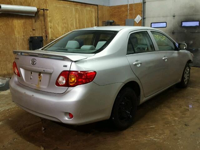 1NXBU4EE4AZ314815 - 2010 TOYOTA COROLLA BA SILVER photo 4