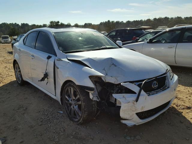 JTHBK262475042187 - 2007 LEXUS IS 250 WHITE photo 1