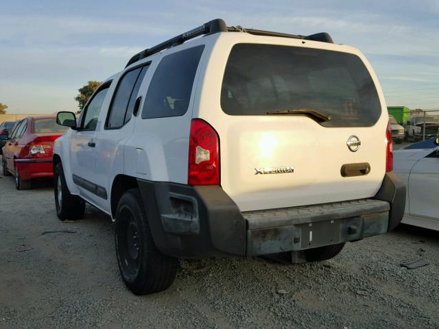 5N1AN08U07C503612 - 2007 NISSAN XTERRA OFF WHITE photo 3