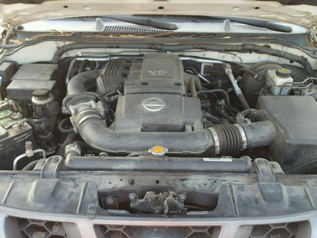 5N1AN08U07C503612 - 2007 NISSAN XTERRA OFF Білий фото 7