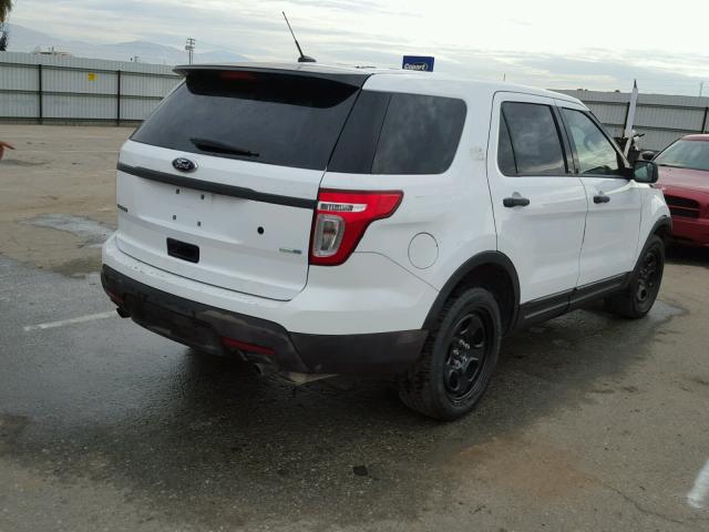 1FM5K8AR9FGA41539 - 2015 FORD EXPLORER P WHITE photo 4