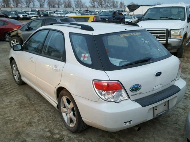 JF1GG61697G804756 - 2007 SUBARU IMPREZA 2. WHITE photo 3