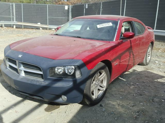 2B3KA53H56H162216 - 2006 DODGE CHARGER R/ RED photo 2