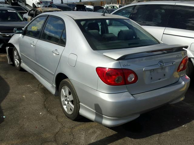 1NXBR32E63Z118121 - 2003 TOYOTA COROLLA CE SILVER photo 3