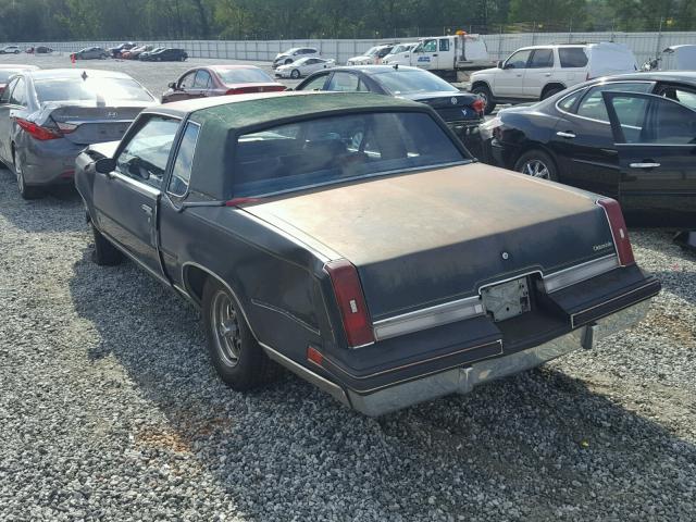 1G3GM11Y4JP307077 - 1988 OLDSMOBILE CUTLASS SU BLUE photo 3