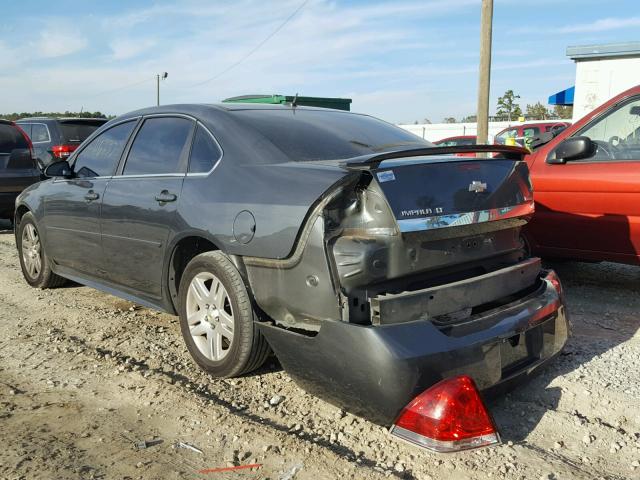 2G1WB5EK1B1200073 - 2011 CHEVROLET IMPALA LT GRAY photo 3