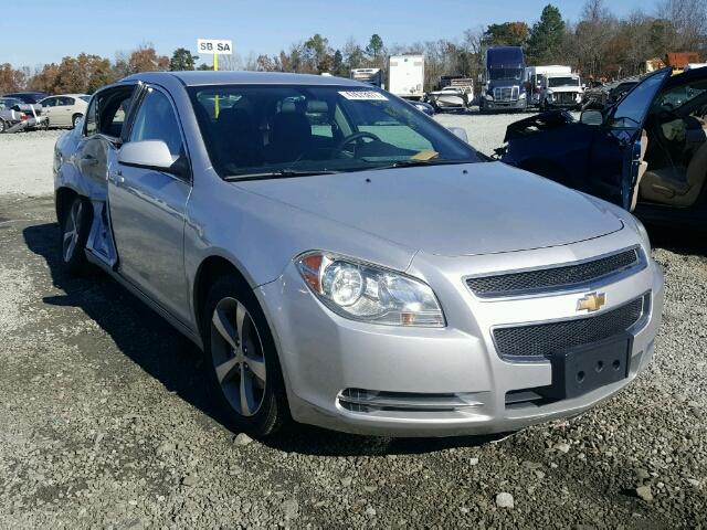 1G1ZC5E19BF346814 - 2011 CHEVROLET MALIBU 1LT SILVER photo 1