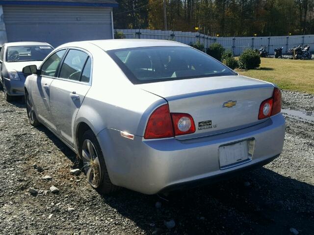 1G1ZC5E19BF346814 - 2011 CHEVROLET MALIBU 1LT SILVER photo 3