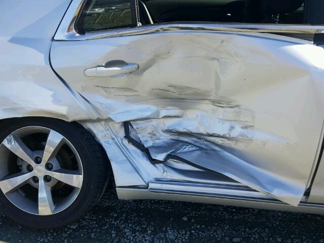 1G1ZC5E19BF346814 - 2011 CHEVROLET MALIBU 1LT ვერცხლისფერი ფოტო 9